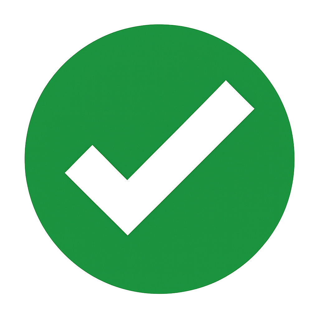 Green tick